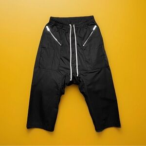 Rick Owens drkshdw strobe cargo cropped drawstring pants DUO1C6397-09